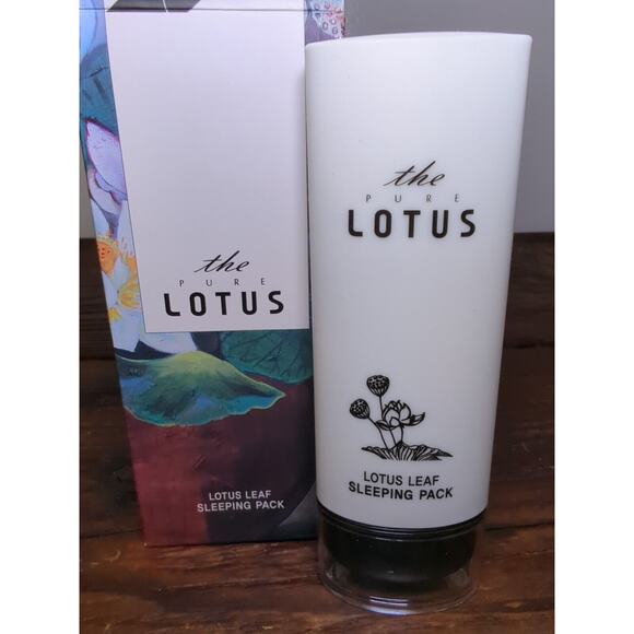 New! The Pure Lotus Leaf Sleeping Pack Face Mask 70 ml, Made in Korea - Picture 1 of 3